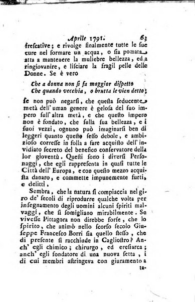 Annali di Roma opera periodica del sig. ab. Michele Mallio