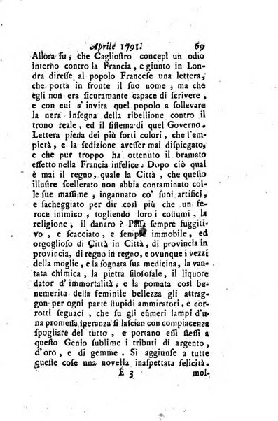 Annali di Roma opera periodica del sig. ab. Michele Mallio