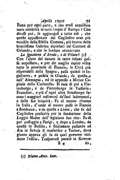 Annali di Roma opera periodica del sig. ab. Michele Mallio