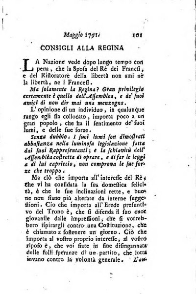 Annali di Roma opera periodica del sig. ab. Michele Mallio