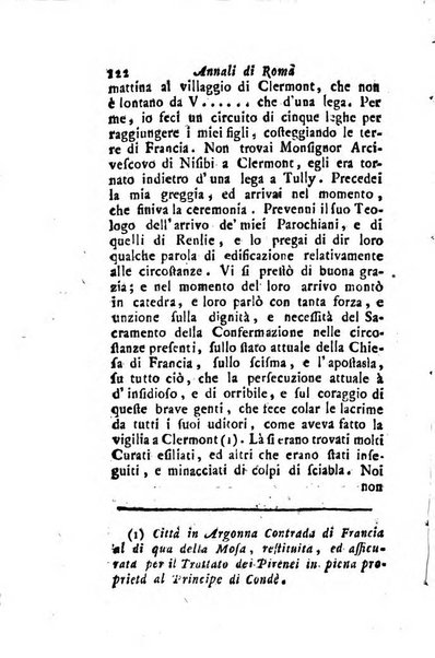 Annali di Roma opera periodica del sig. ab. Michele Mallio