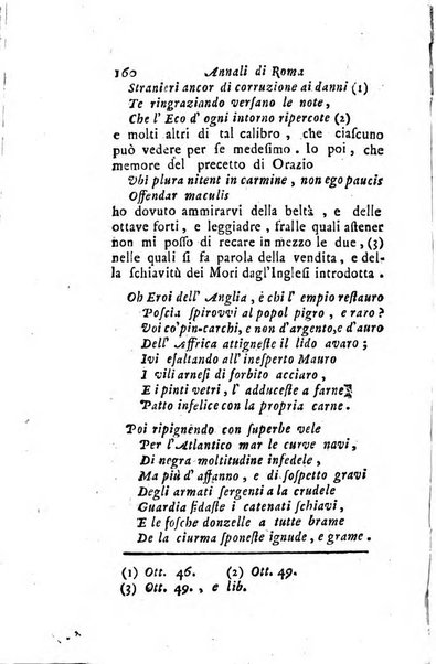 Annali di Roma opera periodica del sig. ab. Michele Mallio