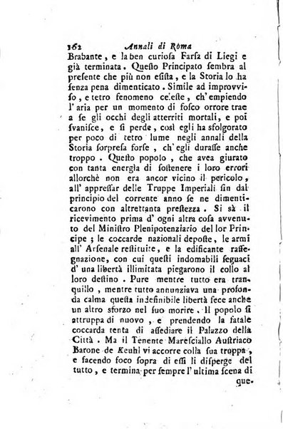 Annali di Roma opera periodica del sig. ab. Michele Mallio