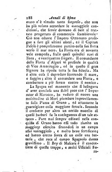 Annali di Roma opera periodica del sig. ab. Michele Mallio