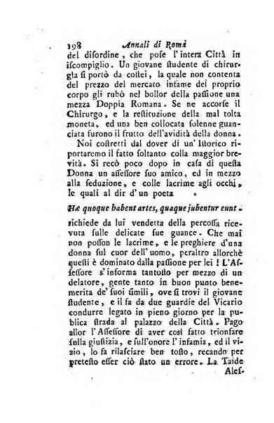 Annali di Roma opera periodica del sig. ab. Michele Mallio