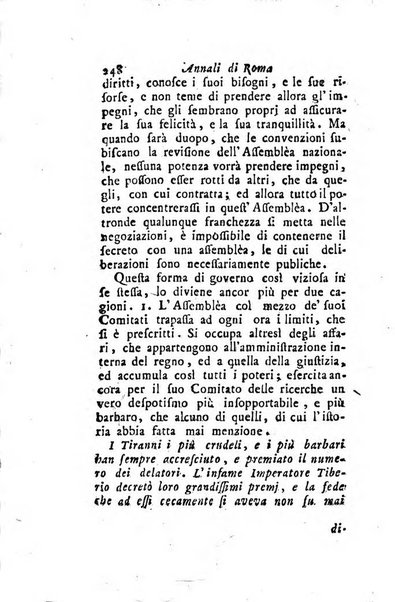 Annali di Roma opera periodica del sig. ab. Michele Mallio