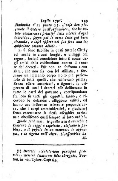 Annali di Roma opera periodica del sig. ab. Michele Mallio