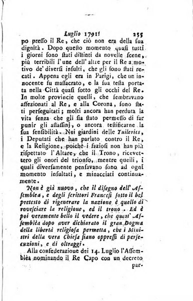 Annali di Roma opera periodica del sig. ab. Michele Mallio