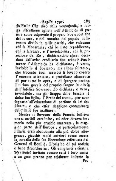 Annali di Roma opera periodica del sig. ab. Michele Mallio