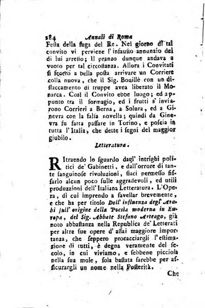 Annali di Roma opera periodica del sig. ab. Michele Mallio