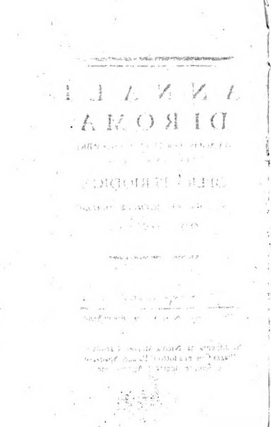 Annali di Roma opera periodica del sig. ab. Michele Mallio