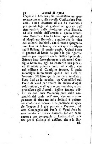 Annali di Roma opera periodica del sig. ab. Michele Mallio