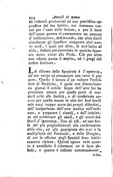 Annali di Roma opera periodica del sig. ab. Michele Mallio