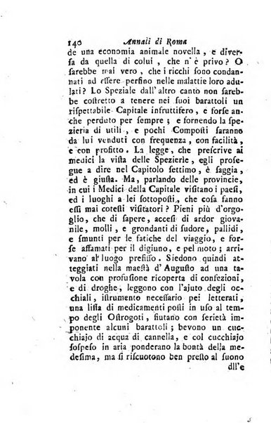 Annali di Roma opera periodica del sig. ab. Michele Mallio