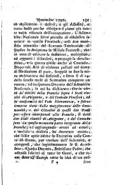 Annali di Roma opera periodica del sig. ab. Michele Mallio