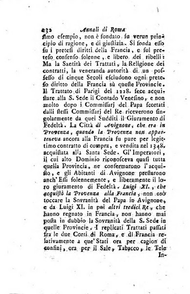 Annali di Roma opera periodica del sig. ab. Michele Mallio