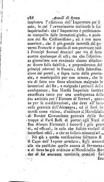 Annali di Roma opera periodica del sig. ab. Michele Mallio