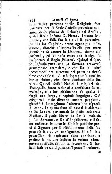 Annali di Roma opera periodica del sig. ab. Michele Mallio