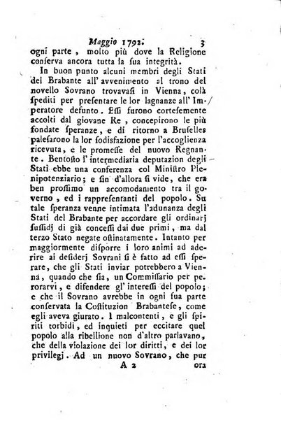 Annali di Roma opera periodica del sig. ab. Michele Mallio