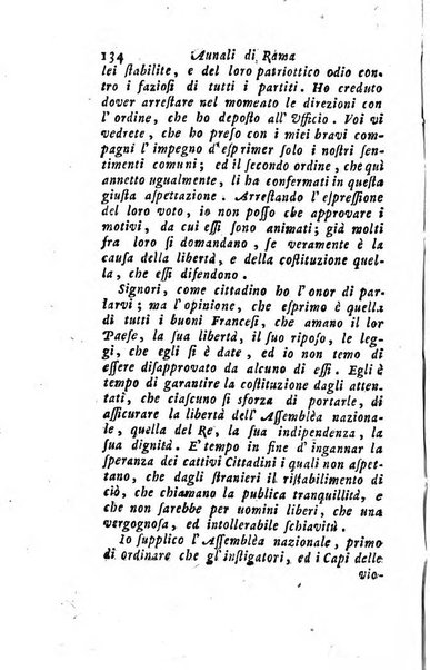 Annali di Roma opera periodica del sig. ab. Michele Mallio