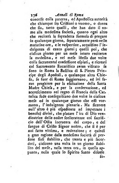 Annali di Roma opera periodica del sig. ab. Michele Mallio