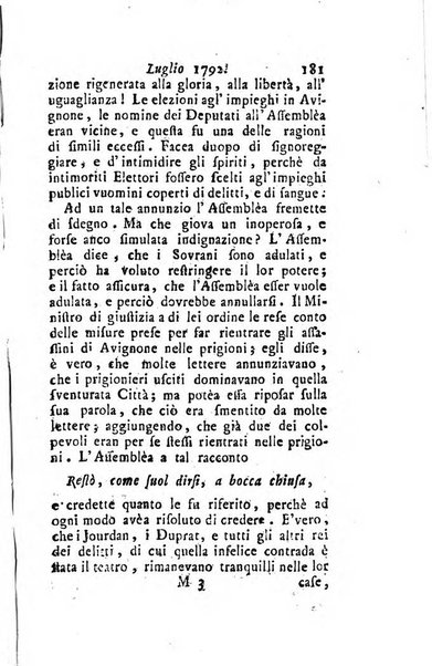 Annali di Roma opera periodica del sig. ab. Michele Mallio