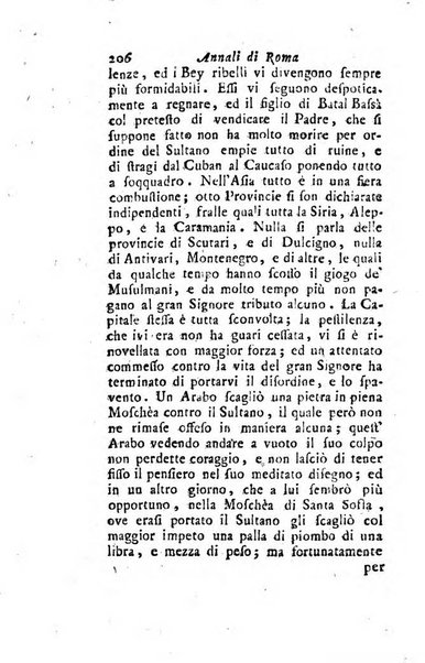 Annali di Roma opera periodica del sig. ab. Michele Mallio