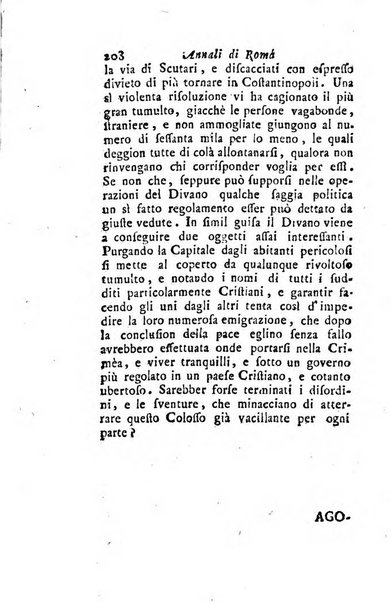 Annali di Roma opera periodica del sig. ab. Michele Mallio