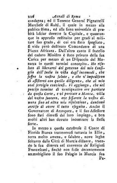 Annali di Roma opera periodica del sig. ab. Michele Mallio