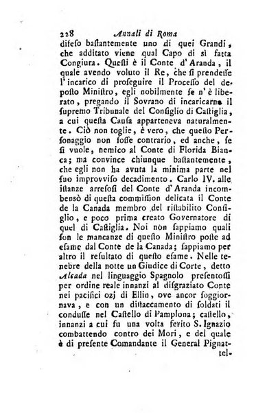 Annali di Roma opera periodica del sig. ab. Michele Mallio