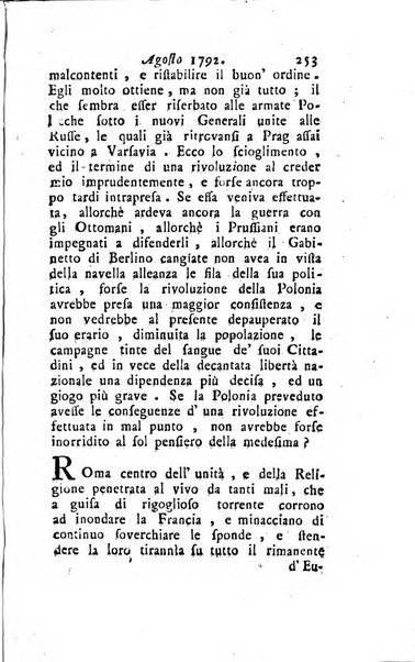 Annali di Roma opera periodica del sig. ab. Michele Mallio