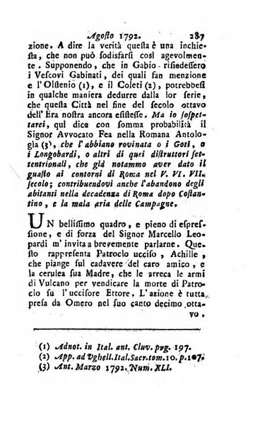 Annali di Roma opera periodica del sig. ab. Michele Mallio