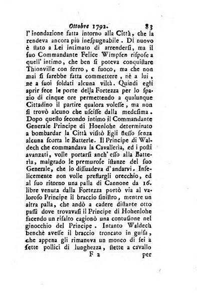 Annali di Roma opera periodica del sig. ab. Michele Mallio