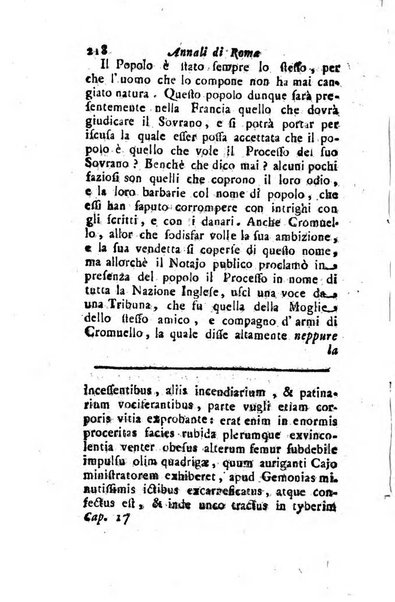 Annali di Roma opera periodica del sig. ab. Michele Mallio