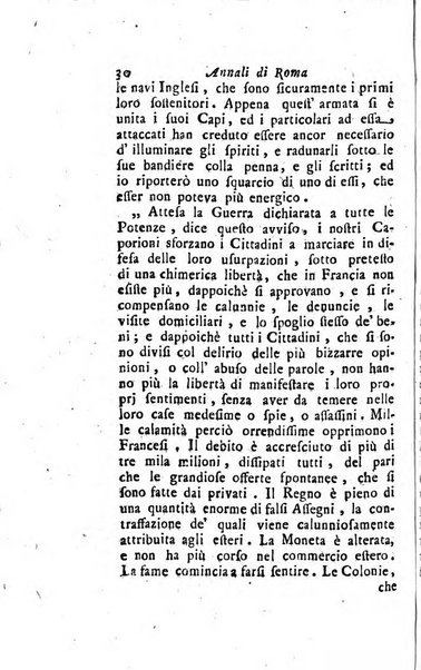 Annali di Roma opera periodica del sig. ab. Michele Mallio