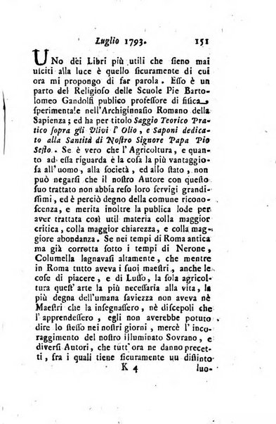 Annali di Roma opera periodica del sig. ab. Michele Mallio