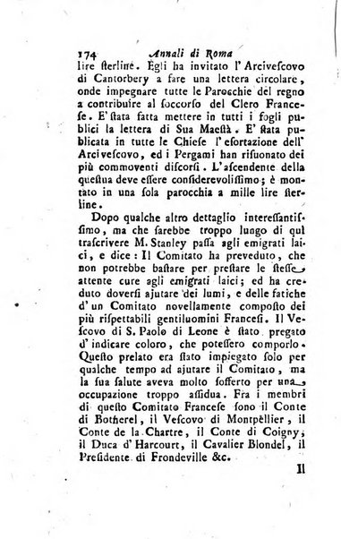 Annali di Roma opera periodica del sig. ab. Michele Mallio