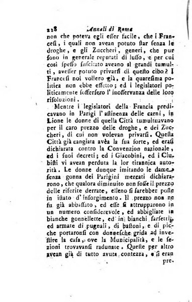 Annali di Roma opera periodica del sig. ab. Michele Mallio