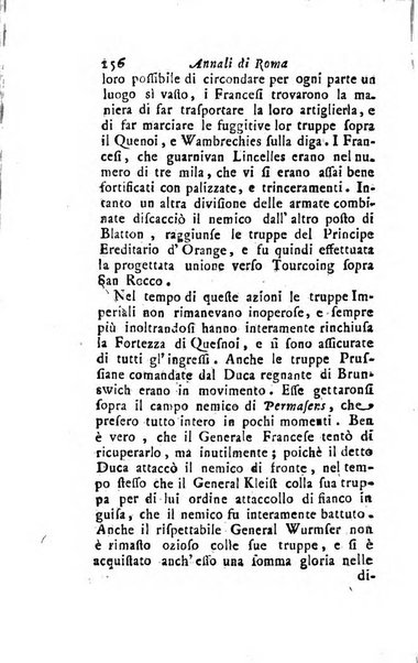 Annali di Roma opera periodica del sig. ab. Michele Mallio