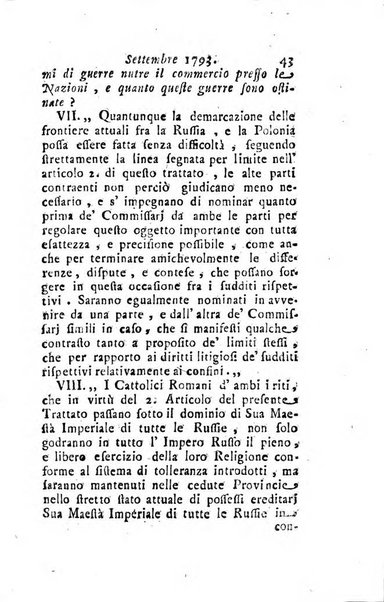 Annali di Roma opera periodica del sig. ab. Michele Mallio