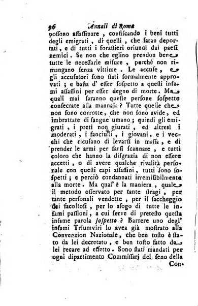 Annali di Roma opera periodica del sig. ab. Michele Mallio