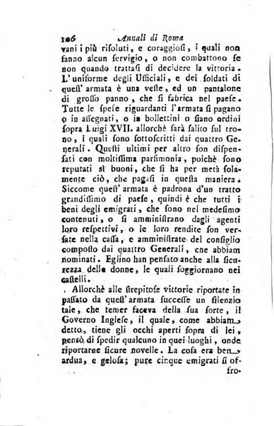 Annali di Roma opera periodica del sig. ab. Michele Mallio