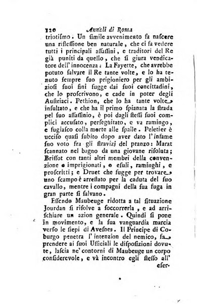 Annali di Roma opera periodica del sig. ab. Michele Mallio