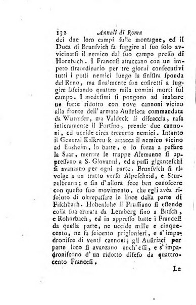 Annali di Roma opera periodica del sig. ab. Michele Mallio