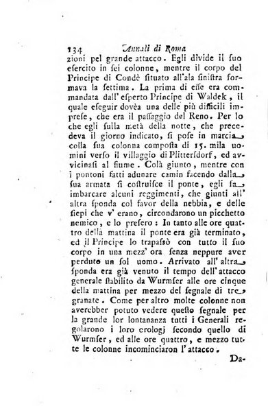 Annali di Roma opera periodica del sig. ab. Michele Mallio