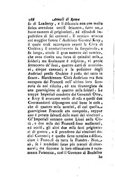 Annali di Roma opera periodica del sig. ab. Michele Mallio