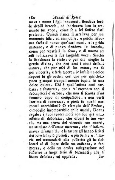 Annali di Roma opera periodica del sig. ab. Michele Mallio