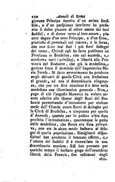 Annali di Roma opera periodica del sig. ab. Michele Mallio