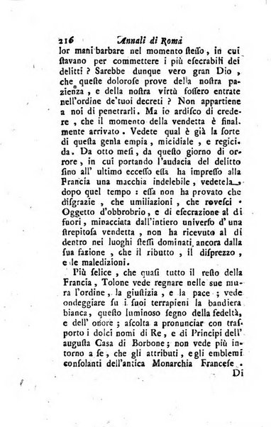 Annali di Roma opera periodica del sig. ab. Michele Mallio