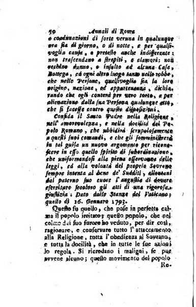 Annali di Roma opera periodica del sig. ab. Michele Mallio